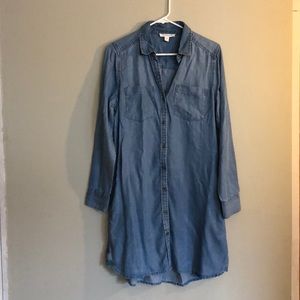 Chambray Shirtdress